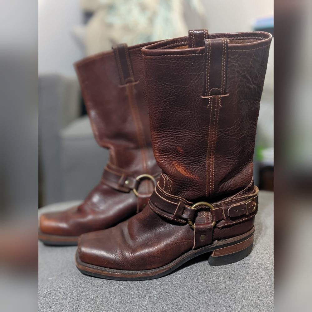 Frye Moto Boots